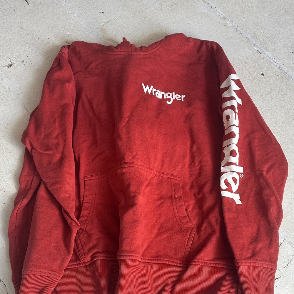 Wrangler women’s  Bold Red Crewneck Sweater